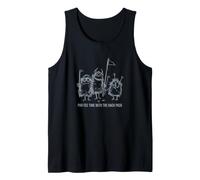 Funny Golf Pun Par-tee time with the hack Pack Tank Top