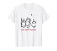 Funny Golf Pun Par-tee time with the hack Pack Value Graphic T-Shirt, Men, White, S