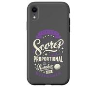 Funny Golf Scores Witnesses Golfer Humor Case for iPhone XR
