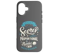 Funny Golf Scores Witnesses Golfer Humor Design Case for iPhone 16