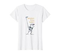 Funny Golf Swing Hard in case You hit Value Graphic T-Shirt, Women, White, S