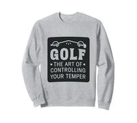 Funny Golf Trouble Motif as Golf Motif Emotional Golfer Sweatshirt