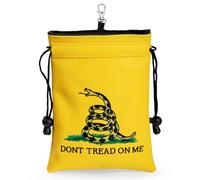 Funny Golf Valuables Pouch Bag with Drawstrings - Synthetic Leather Golf Tee Pouch for Men Gifts for Men Golfer (yellow)