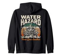 Funny Golf Water Hazard There Goes Another Retro Zip Hoodie