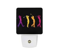 Funny Golfers Funny LED Night Lights Plug Into Wall Smart Lighting for Hallways Kitchen Bedroom
