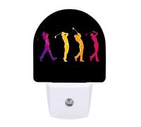 Funny Golfers Funny LED Night Lights Plug Into Wall Smart Lighting for Hallways Kitchen Bedroom