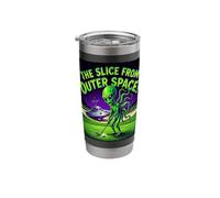 Funny Golfing Alien The Slice from Outer Space Retro UFO Stainless Steel Insulated Tumbler