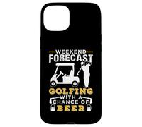 Funny Golfing And Beer Design With Golf Cart Case for iPhone 15 Plus