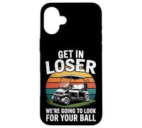 Funny Golfing Dad Mom Friend Partner Driving Range Golfer Case for iPhone 16 Plus
