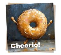 Funny Goodbye or Leaving Card - New Job, Retirement, University, Moving Home - New Stage of Life - Cheerio - Cartoon like and Playful - For a Friend, Best Friend, Colleague, Co-Worker