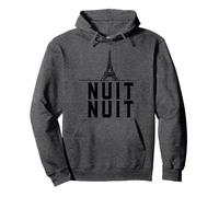 Funny Goodnight In French Nuit Nuit Pullover Hoodie