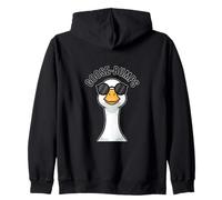 Funny Goose Bumps Goose Lover Pun Zip Hoodie