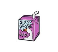 Funny Goose Enamel Lapel Pin Cute Creative Cartoon Animal Silly Goose Brooch Bags Jackets Hats Accessories for Women Men, S, Zinc, no gemstone