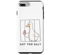 Funny Goose Got too Silly behind bars Goose Toddlers Kids Case for iPhone 7 Plus/8 Plus