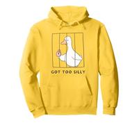 Funny Goose Got too Silly behind bars Goose Toddlers Kids Pullover Hoodie