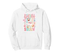Funny Goose Got Too Silly Cute Colorful Pastel Summer Design Pullover Hoodie