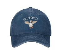 Funny Goose Hat Silly Goose Hat Men Dad Hats Cute Caps, Navy Blue, One size
