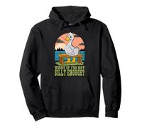 Funny Goose Humor Meme What If I'm Just Not Silly Enough Pullover Hoodie