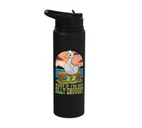 Funny Goose Humor Meme What If I'm Just Not Silly Enough Stainless Steel Insulated Water Bottle