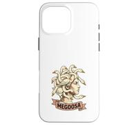 Funny Goose Medusa Mythology Humor Art Case for iPhone 16 Pro Max