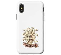 Funny Goose Medusa Mythology Humor Art Case for iPhone X/XS