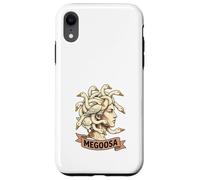 Funny Goose Medusa Mythology Humor Art Case for iPhone XR