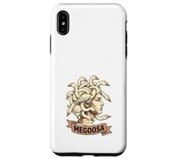 Funny Goose Medusa Mythology Humor Art Case for iPhone XS Max