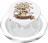 Funny Goose Medusa Mythology Humor Art PopSockets PopGrip for MagSafe