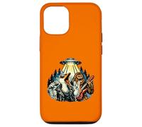 Funny Goose Rock Band Guitar Art Silly Goose Rock Music Fans Case for iPhone 12/12 Pro