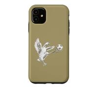 Funny Goose Volleys Soccer Ball Scoring Goal Football Fan Case for iPhone 11