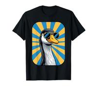 Funny Goose Wearing Sunglasses Animal Jokes Silly Geese Value Graphic T-Shirt