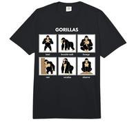 Funny Gorilla Activities Silverback Primate Ape Safari Comfort Colors Adult Heavyweight T-Shirt