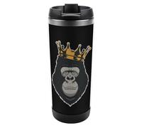 Funny Gorilla Head Stainless Steel Tumbler Travel Mug Insulated Coffee Cup Water Bottle