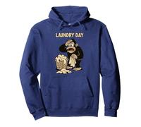 Funny Gorilla Laundry Holder Retro Chimpanzee Cartoon Monkey Pullover Hoodie