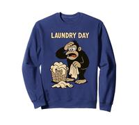 Funny Gorilla Laundry Holder Retro Chimpanzee Cartoon Monkey Sweatshirt