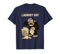 Funny Gorilla Laundry Holder Retro Chimpanzee Cartoon Monkey T-Shirt