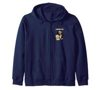 Funny Gorilla Laundry Holder Retro Chimpanzee Cartoon Monkey Zip Hoodie