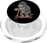 Funny Gorilla Scooter Animal Lover Boys Girls Kids PopSockets PopGrip for MagSafe