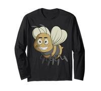 Funny Gothic Bee and Bugs Insect Entomologist Beekeeping Long Sleeve T-Shirt