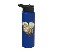 Funny Gothic Bee and Bugs Insect Entomologist Beekeeping Stainless Steel Insulated Water Bottle