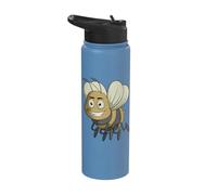 Funny Gothic Bee and Bugs Insect Entomologist Beekeeping Stainless Steel Insulated Water Bottle