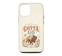 Funny Gotta Go Buffalo Animal Bison Western Desert Art Case for iPhone 12/12 Pro