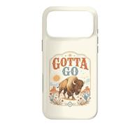 Funny Gotta Go Buffalo Animal Bison Western Desert Art Case for iPhone 17 Pro Max