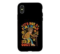 Funny Gout 70s Afro Retro Chronic Pain Case for iPhone X/XS