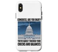 Funny Government Humor Congress US Capitol Politics Joke Case for iPhone X/XS