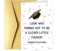 Funny Graduation Card, Humorous Graduation Card Gifts for Him Her, Congratulation Grad Card, Look Who Turned Out To Be A Clever Little er