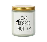 Funny Graduation Gifts for Her & Him One Degree Hotter Lavender Scented Candle 2026 Graduation Presents for High School College Master Degree Phd GraduationPresents for Women or Men(200g