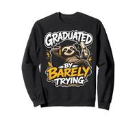 Funny Graduation Sloth Humor Grad Class of 2026 Sweatshirt