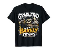 Funny Graduation Sloth Humor Grad Class of 2026 T-Shirt