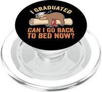 Funny Graduation Sloth I Graduated Can I Go Back To Bed Now? PopSockets PopGrip for MagSafe